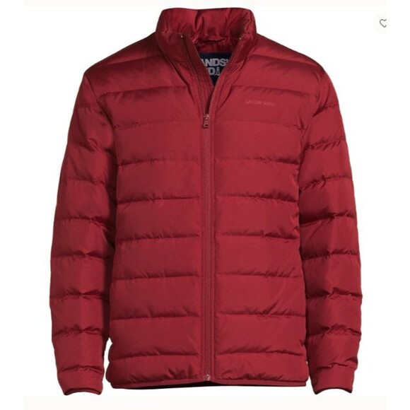 down jacket new $149 lands end 3xl winter puffer coat mens 3x 600 fill power - Picture 1 of 4